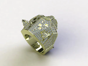Tiger Ring 3D Model