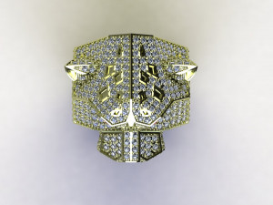 Tiger Ring Model 3D
