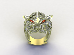 Tiger Ring Model 3D