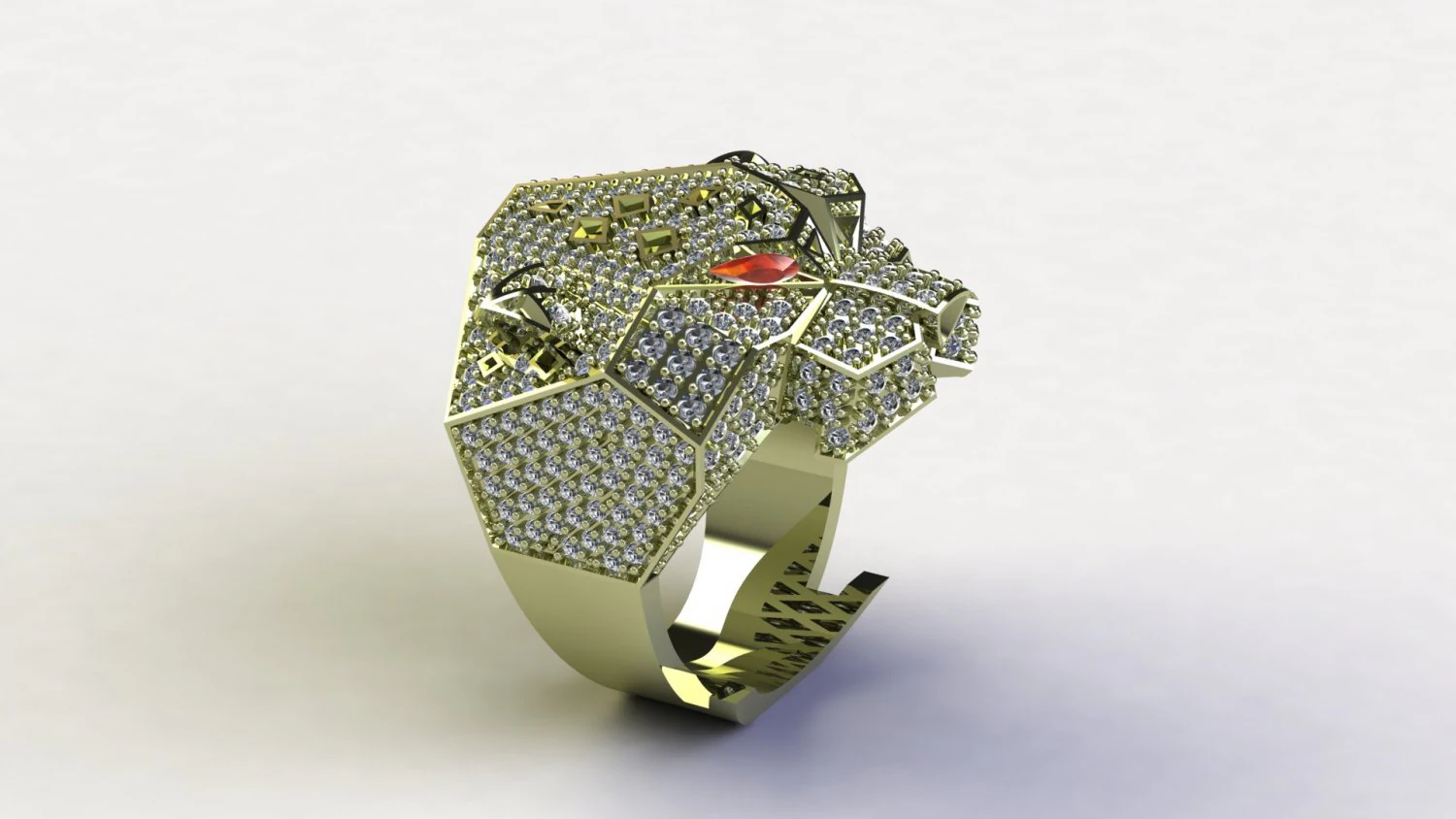 Tiger Ring Puma Panther 3D Model .c4d .max .obj .3ds .fbx .stl .blend 