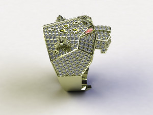 Tiger Ring Puma Panther 3D 模型