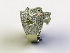 Tiger Ring Puma Panther 3D Model