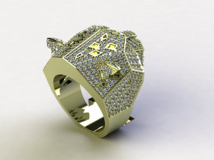 Tiger Ring Puma Panther 3D 模型