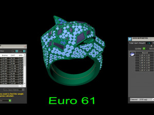 Tiger Ring Puma Panther Modello 3D