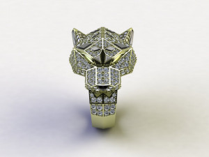 Tiger Ring Puma Panther Modello 3D