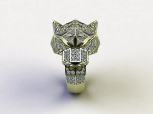 Tiger Ring Puma Panther 3D Model