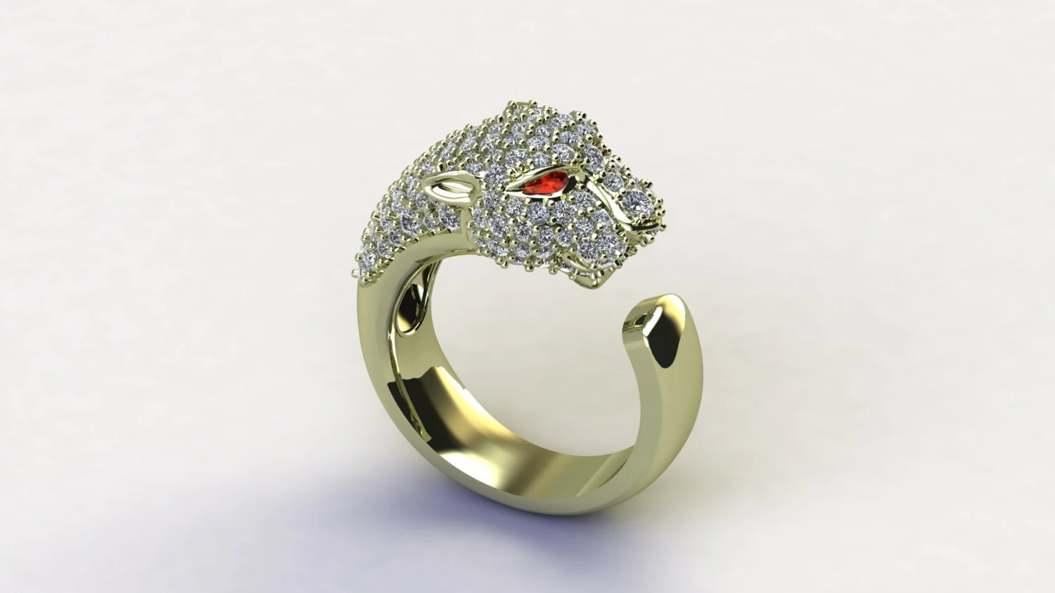 Tiger Ring Puma Panther 3D Model .c4d .max .obj .3ds .fbx .stl .blend 