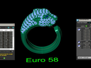 Tiger Ring Puma Panther Modello 3D