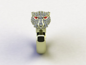 Tiger Ring Puma Panther Modello 3D