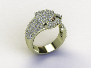 Tiger Ring Puma Panther 3D 模型