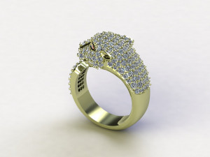 Tiger Ring Puma Panther 3D 模型