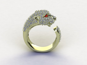 Tiger Ring Puma Panther 3D 模型