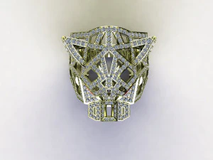 Tiger Ring Puma Panther 3D Model