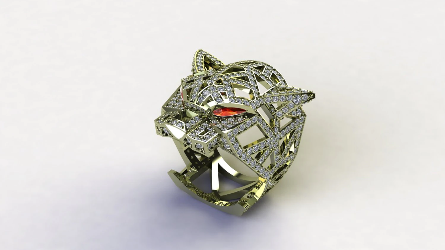 Tiger Ring Puma Panther 3D Model .c4d .max .obj .3ds .fbx .stl .blend 