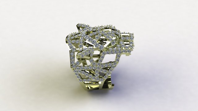 Tiger Ring Puma Panther Modèle 3D .c4d .max .obj .3ds .fbx .stl .blend 