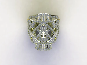 Tiger Ring Puma Panther 3D Model