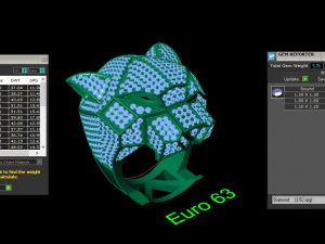 Tiger Ring Puma Panther 3D Model