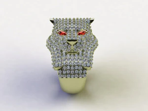 Tiger Ring Puma Panther 3D Model