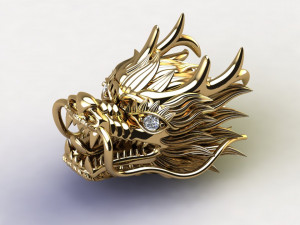 Dragon Head 3D Model