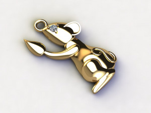 Mouse pendant Modèle 3D