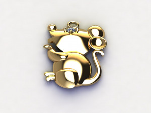 Mouse pendant 3D Model