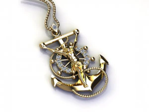 Jesus pendant 3D Model
