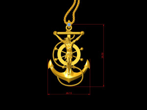 Jesus pendant 3D मॉडल