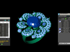 Women Diamond Ring Modèles 3D en vedette
