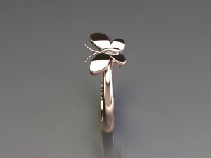Women Diamond Ring 3D Print Model