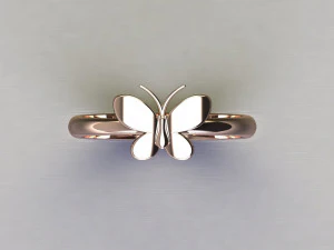 Women Diamond Ring 3D Print Model