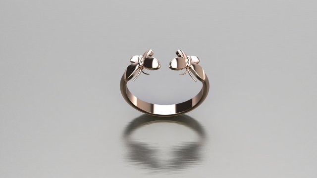 Women Ring Cad File Model Cetak 3D .c4d .max .obj .3ds .fbx .stl .blend 