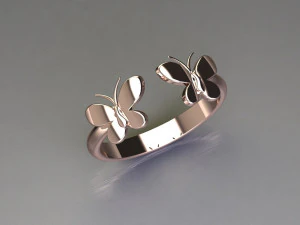 Women Ring Cad File 3D Print Model