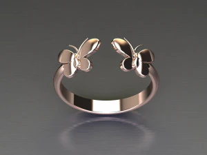 Women Ring Cad File 3D Print Model