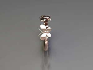 Women Ring Cad File 3D Print Model