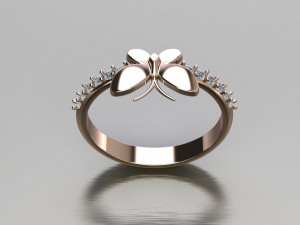 Women Ring Cad File Model do druku 3D