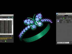 Women Ring Cad File 3D Print Model