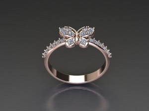 Women Ring Cad File 3D Baskı Modeli
