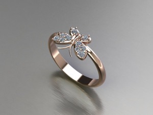 Women Ring Cad File 3D 프린트 모델