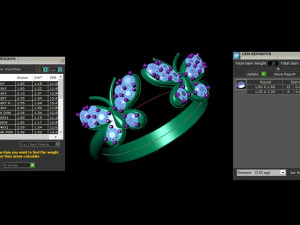 Women Ring Cad File 3D Print Model