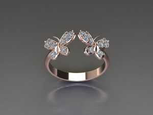 Women Ring Cad File 3D Принт Модель