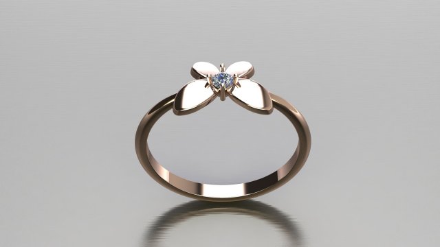 Women Ring Cad File 3D Baskı Modeli .c4d .max .obj .3ds .fbx .stl .blend 