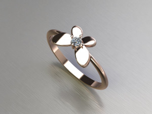 Women Ring Cad File 3D Baskı Modeli