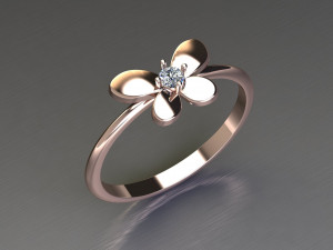 Women Ring Cad File 3D Baskı Modeli
