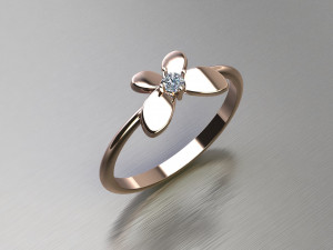 Women Ring Cad File 3D Baskı Modeli