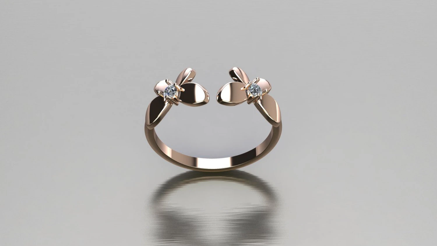 Women Ring Cad File 3D Print Model .c4d .max .obj .3ds .fbx .stl .blend 