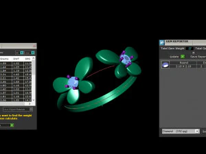 Women Ring Cad File 3D Print Model