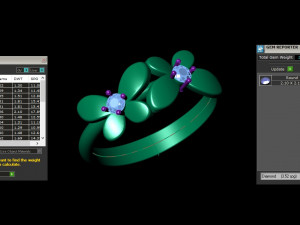 Women Ring Cad File 3Dプリントモデル