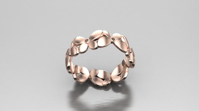Women Ring Cad File 3D 打印模型 .c4d .max .obj .3ds .fbx .stl .blend 