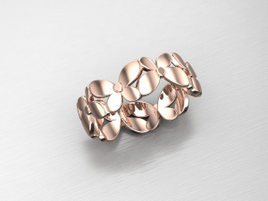 Women Ring Cad File 3D 打印模型