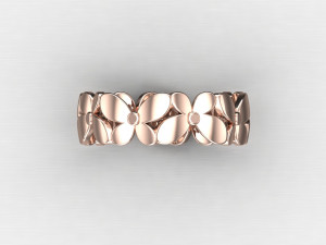Women Ring Cad File 3D 打印模型